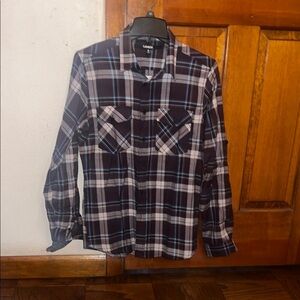 Carbon Men's brown Plaid Shirt